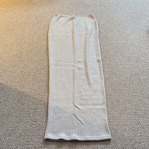 White Fox Boutique Cream Pencil Skirt